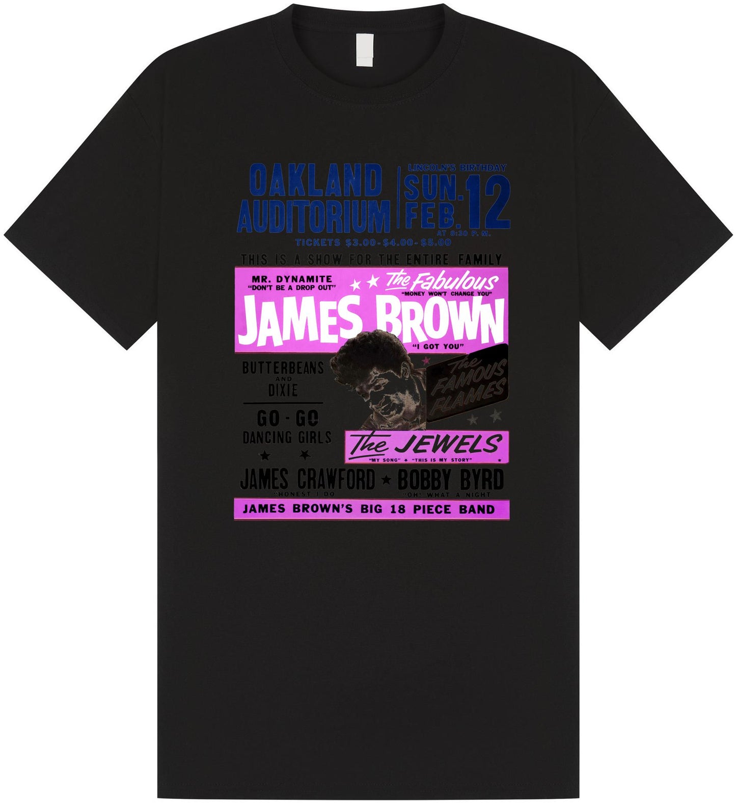 James Brown Poster T Shirt