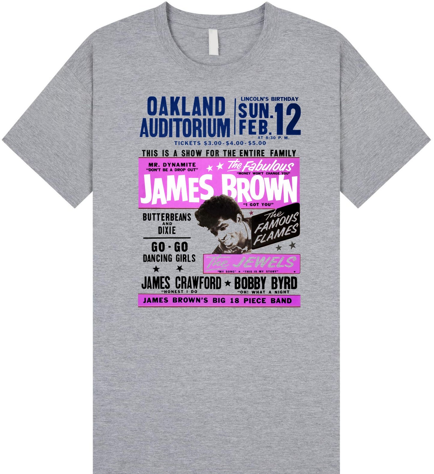 James Brown Poster T Shirt