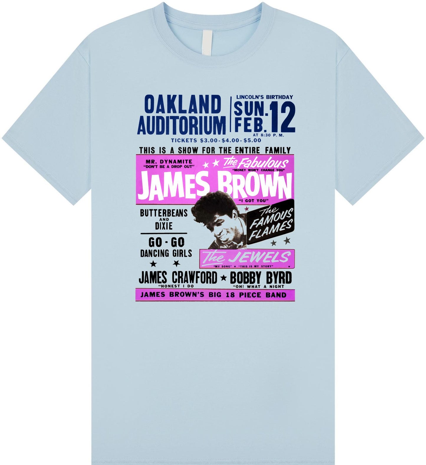 James Brown Poster T Shirt