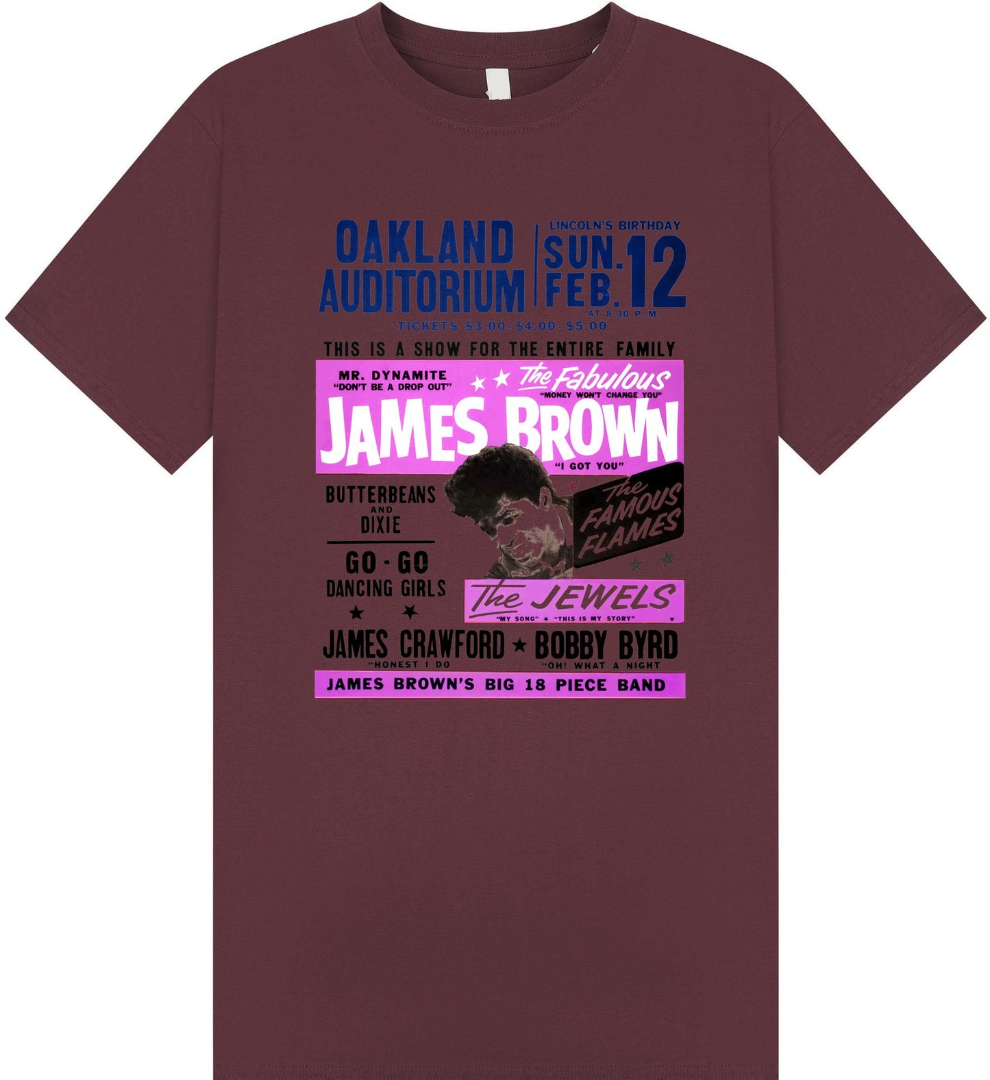 James Brown Poster T Shirt