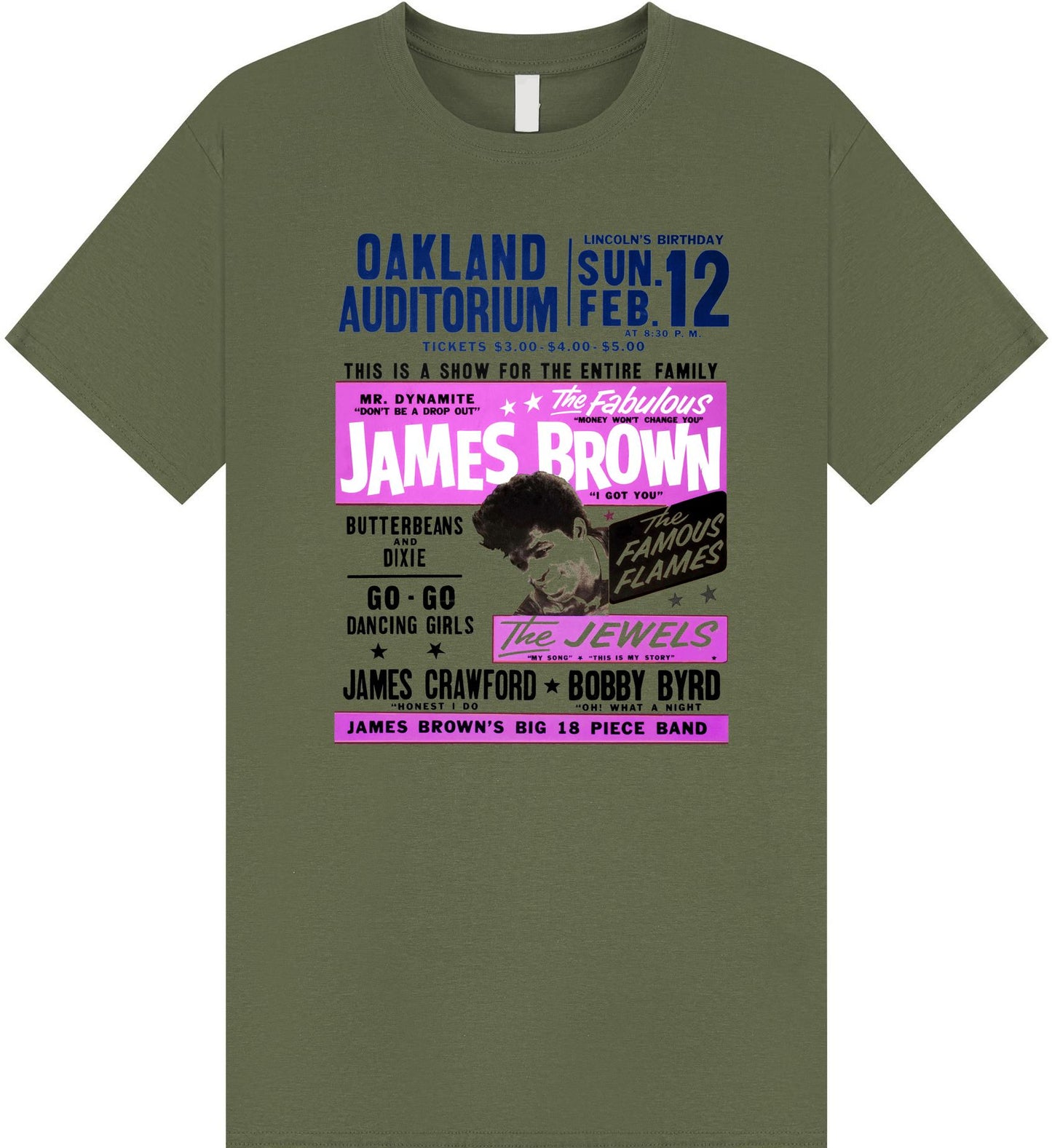 James Brown Poster T Shirt