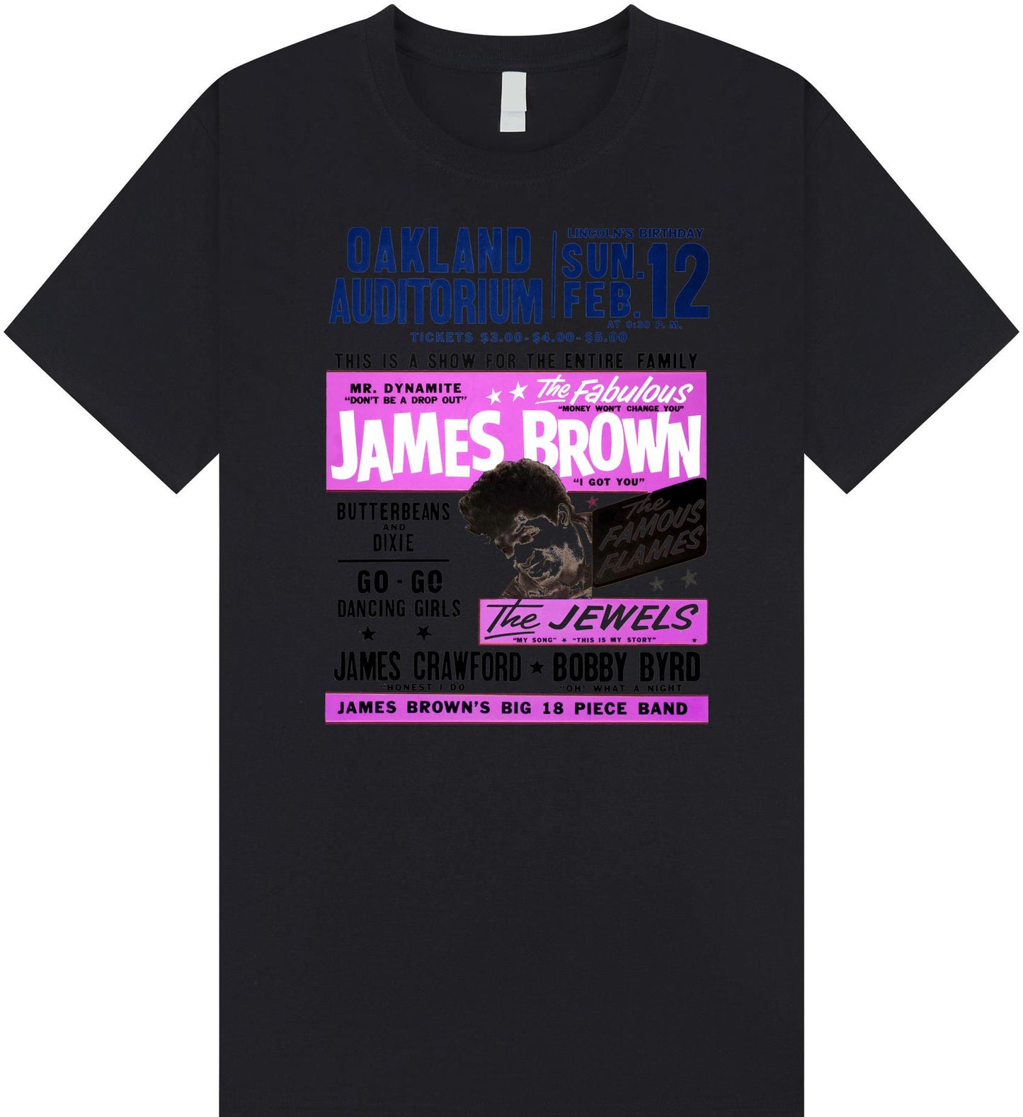 James Brown Poster T Shirt