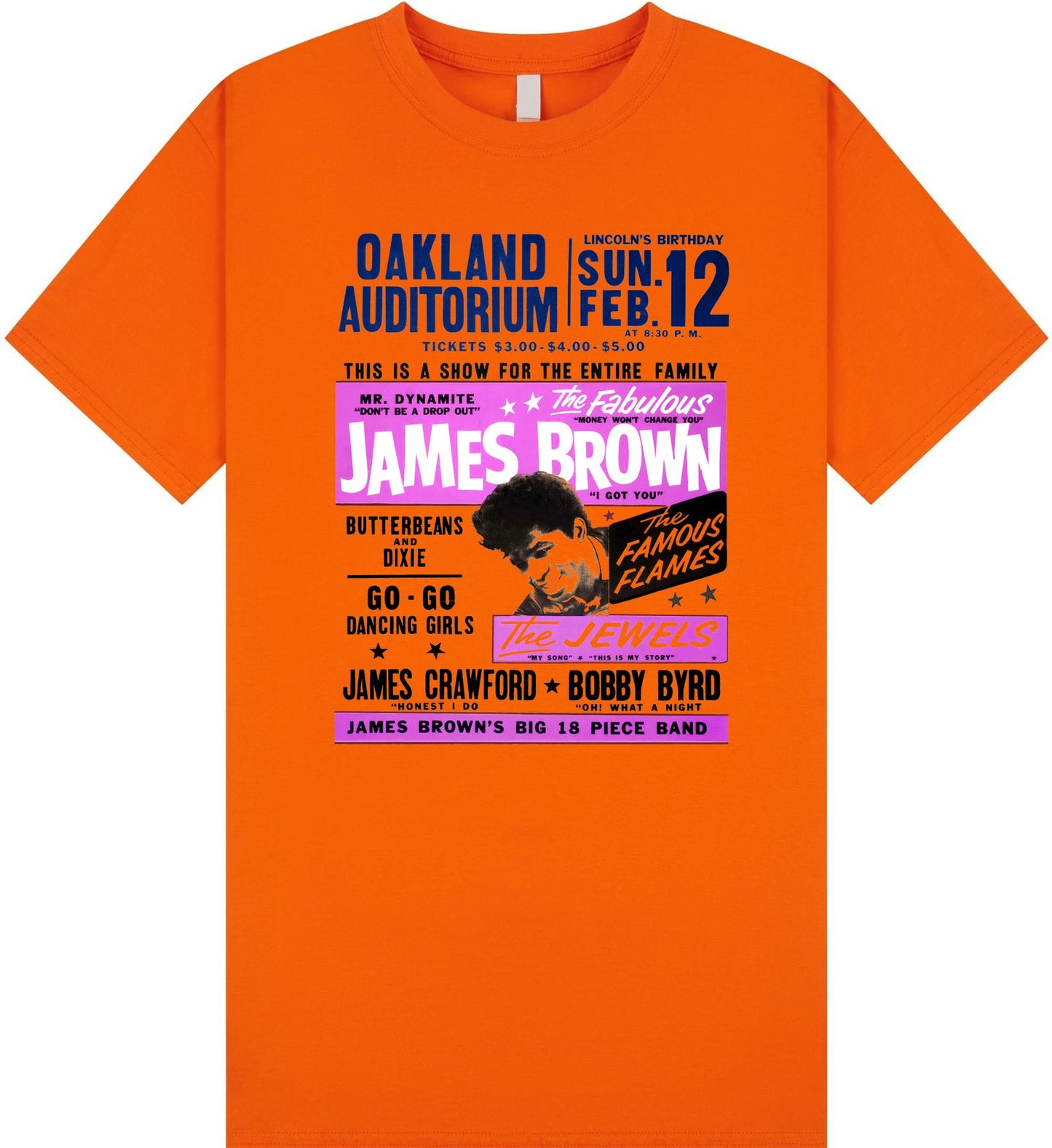 James Brown Poster T Shirt