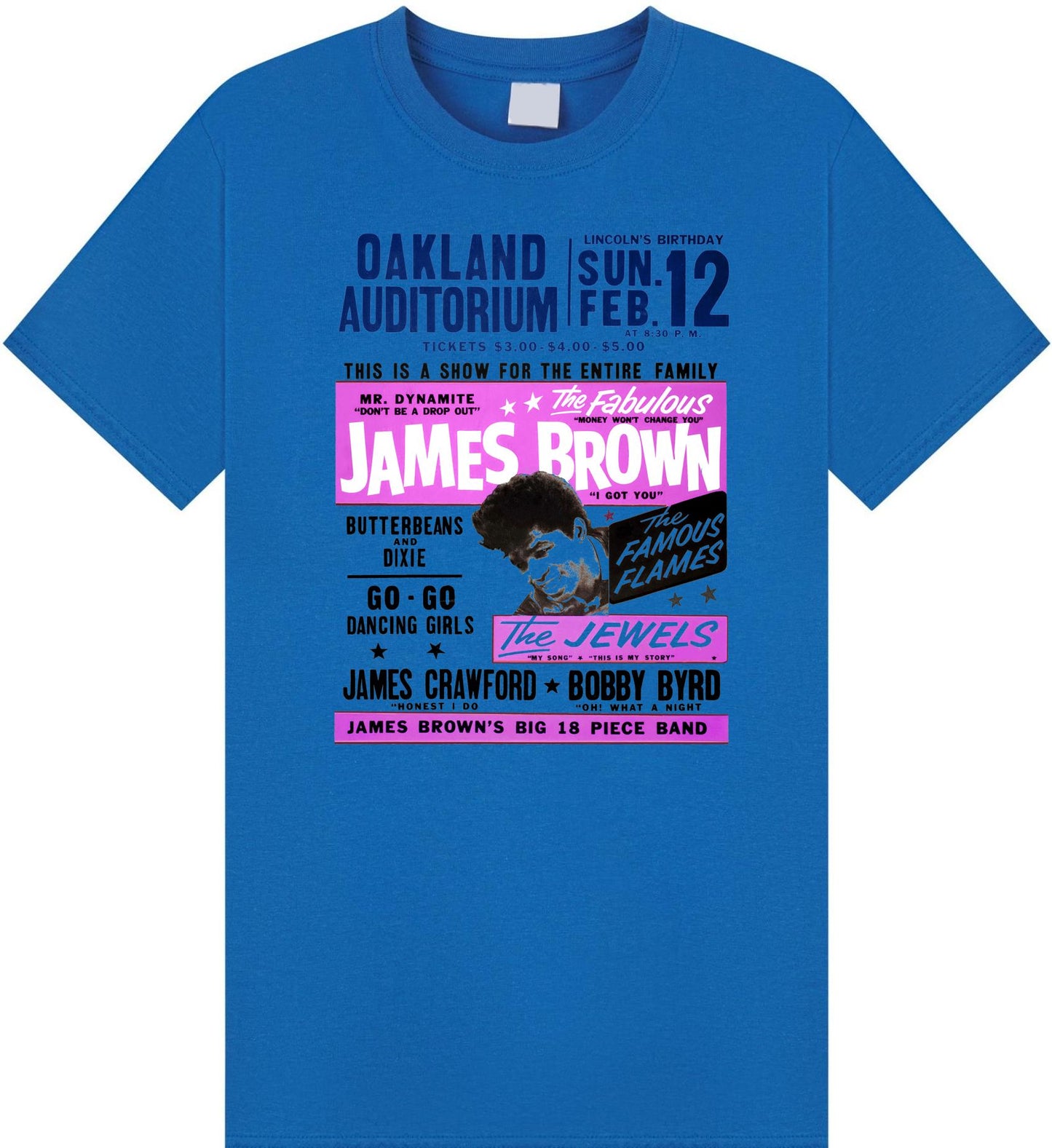 James Brown Poster T Shirt