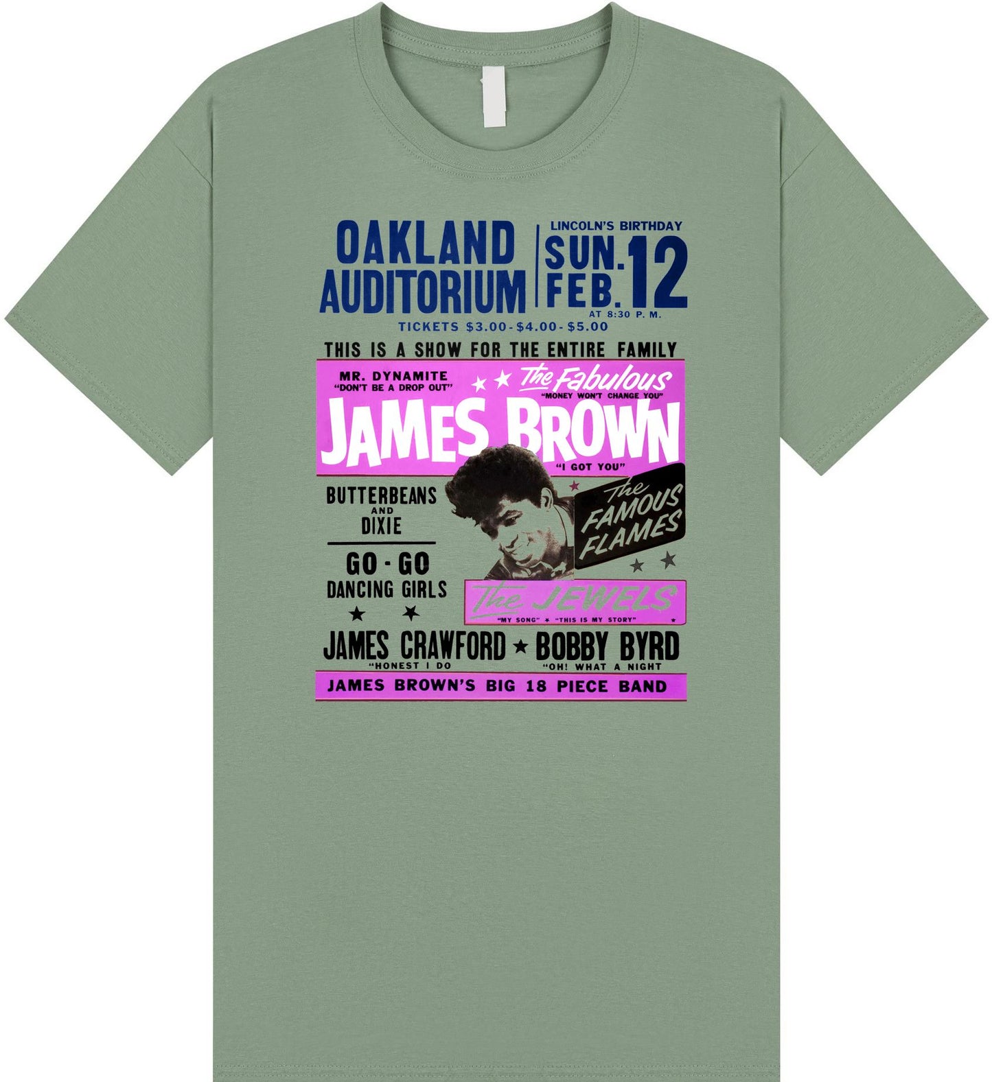James Brown Poster T Shirt