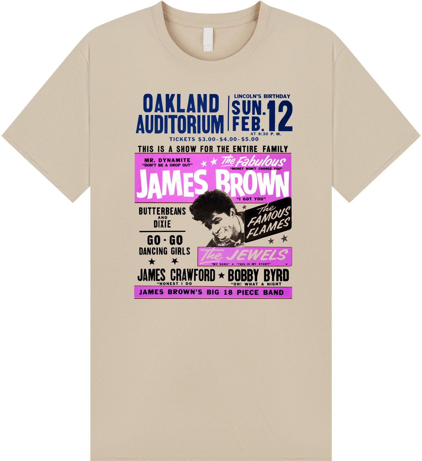 James Brown Poster T Shirt