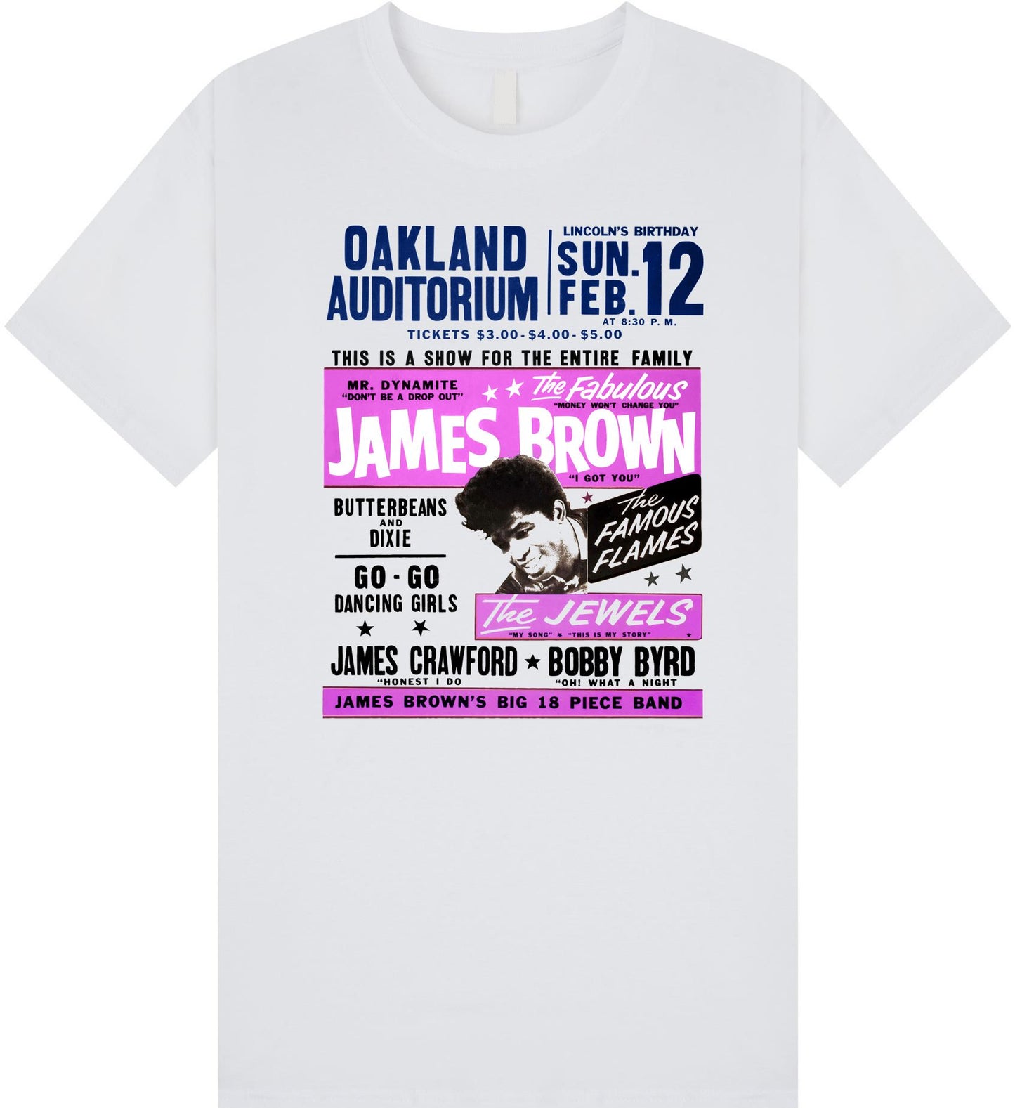 James Brown Poster T Shirt