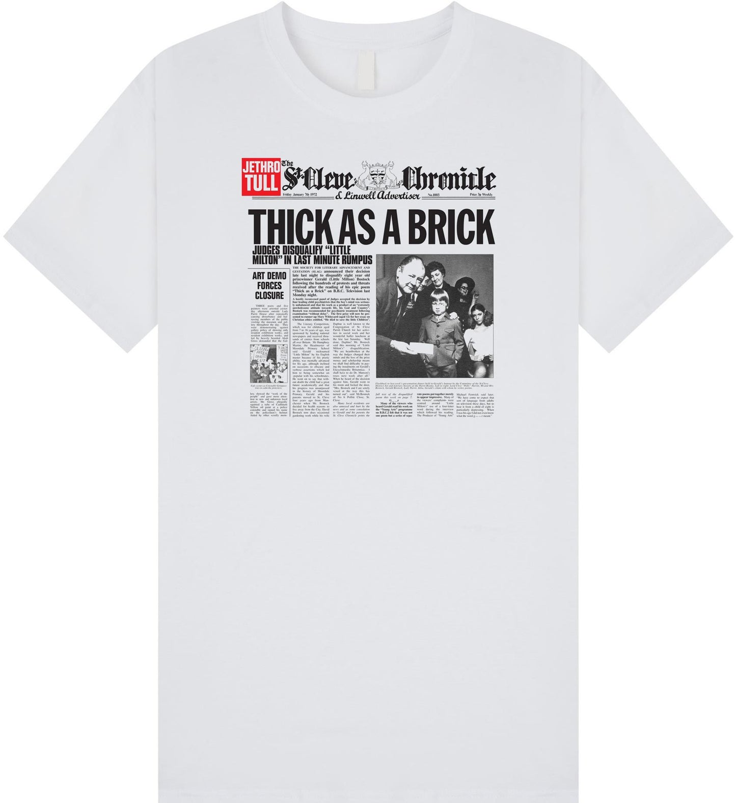 Jethro Tull Thick As A Brick T Shirt