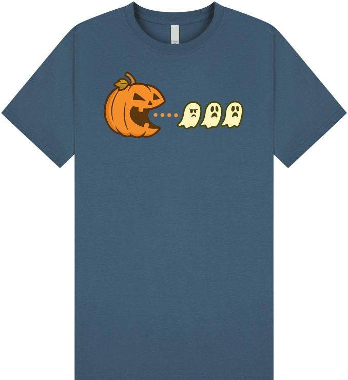 Pumpkin Pacman T Shirt