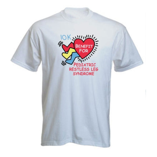 10K Benefit For Pediatric Restless Leg Syndrome T Shirt