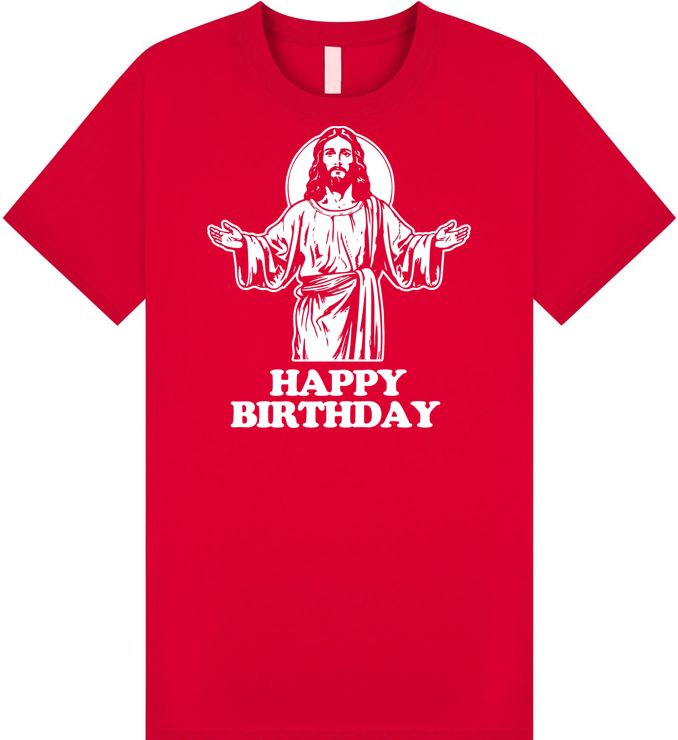 Christmas Happy Birthday T Shirt