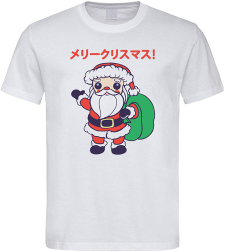 Santa Goes Kawaii – East Meets Festive T Shirt