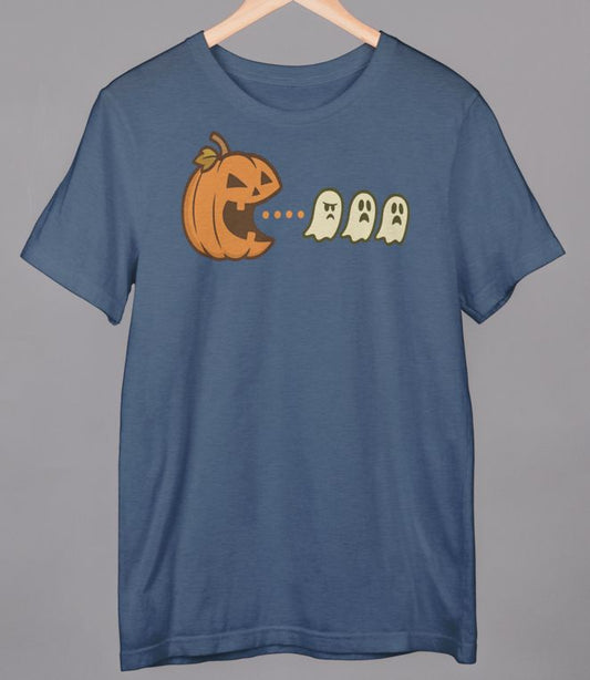 Pumpkin Pacman T Shirt