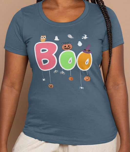 Boo Halloween T Shirt